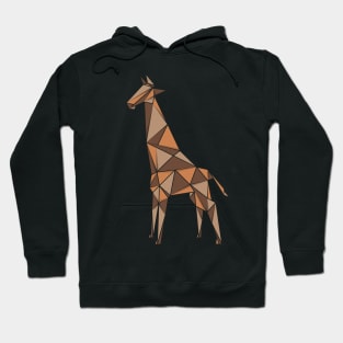 Giraffe, origami style Hoodie